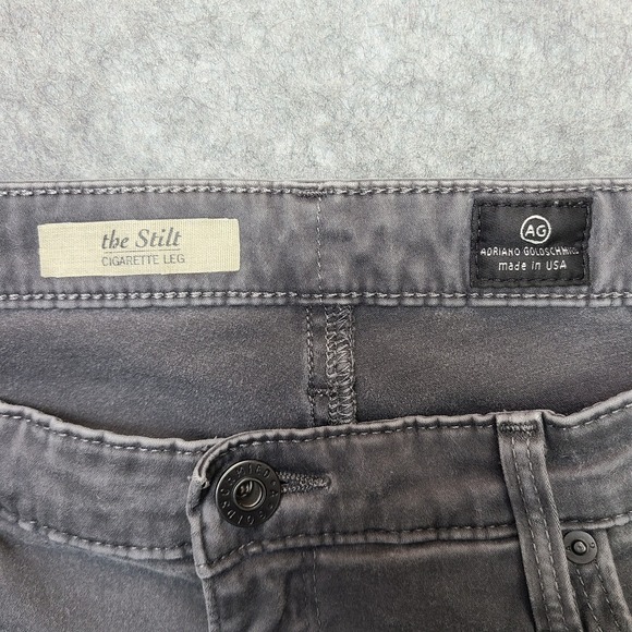 AG Adriano Goldschmied The Stilt‎ Cigarette Leg Jeans Womens 32x29 Gray Skinny - Picture 4 of 8